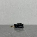 1:1 Replica Celine Card Holder On Chain Triomphe Black For Women 4in/11cm 10J743DPV.38NO