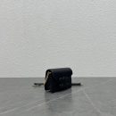 1:1 Replica Celine Card Holder On Chain Triomphe Black For Women 4in/11cm 10J743DPV.38NO
