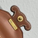 1:1 Replica Celine Card Holder On Chain Triomphe Tan For Women 4in/11cm 10J743DPV.04LU