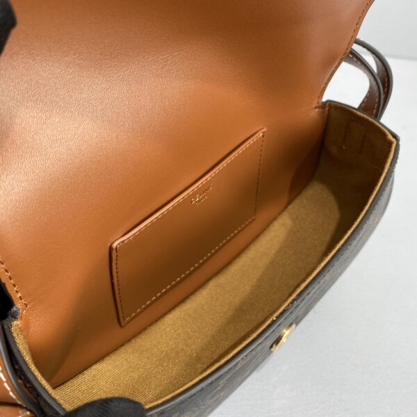 1:1 Replica Celine Casual Style Bridal Logo Brown For Women 7in/18cm 10I592DQ2.04LU