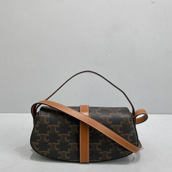 1:1 Replica Celine Casual Style Bridal Logo Brown For Women 7in/18cm 10I592DQ2.04LU