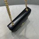 1:1 Replica Celine Chain Besace Triomphe Black For Women 10in/24.5cm 199273BF4.38NO
