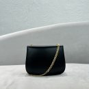 1:1 Replica Celine Chain Besace Triomphe Black For Women 10in/24.5cm 199273BF4.38NO