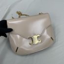1:1 Replica Celine Chain Besace Triomphe Nude For Women 10in/24.5cm 199273BF4.03ND