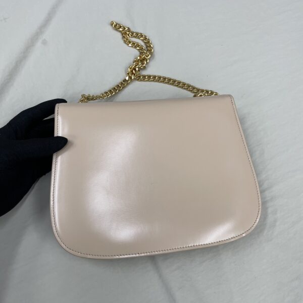 1:1 Replica Celine Chain Besace Triomphe Nude For Women 10in/24.5cm 199273BF4.03ND
