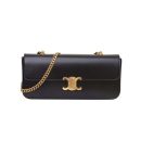 1:1 Replica Celine Chain Shoulder Bag Black For Women 13in/33cm