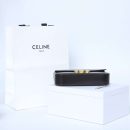 1:1 Replica Celine Chain Shoulder Bag Black For Women 8in/20.5cm 197993BF4.38NO