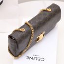 1:1 Replica Celine Chain Shoulder Bag Brown For Women 13in/33cm