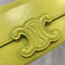 1:1 Replica Celine Chain Shoulder Bag Cuir Triomphe Green For Women 7.9in/20cm