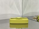1:1 Replica Celine Chain Shoulder Bag Cuir Triomphe Green For Women 7.9in/20cm