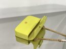 1:1 Replica Celine Chain Shoulder Bag Cuir Triomphe Green For Women 7.9in/20cm