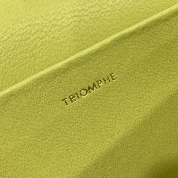 1:1 Replica Celine Chain Shoulder Bag Cuir Triomphe Green For Women 7.9in/20cm