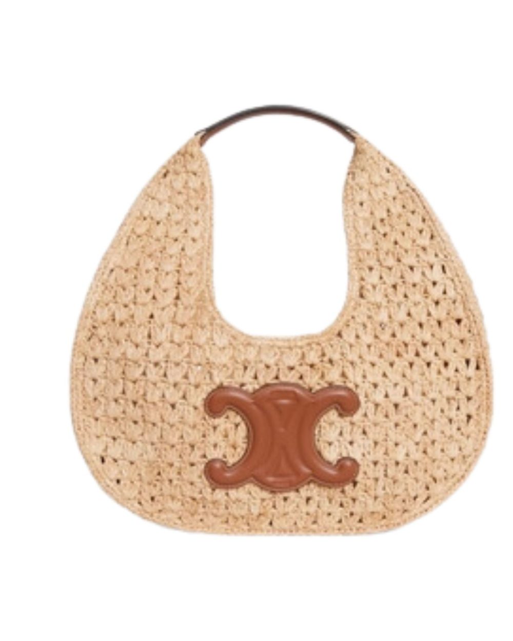 1:1 Replica Celine Classic Panier Hobo Bag Beige For Women 33cm / 13in 112772EYR.02NT