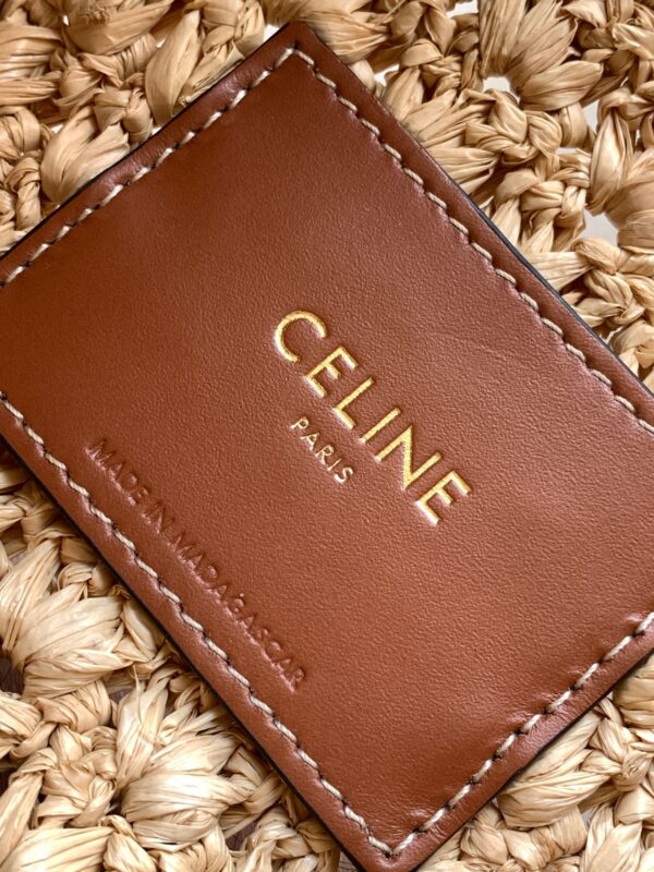 1:1 Replica Celine Classic Panier Hobo Bag Beige For Women 33cm / 13in 112772EYR.02NT