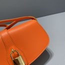 1:1 Replica Celine Clutch On Strap Orange For Women 7in/18cm