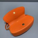 1:1 Replica Celine Clutch On Strap Orange For Women 7in/18cm