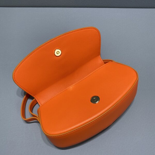 1:1 Replica Celine Clutch On Strap Orange For Women 7in/18cm