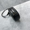 1:1 Replica Celine Crossbody Oval Purse Cuir Triomphe Black For Women 6in/16cm 10I703DPQ.38NO