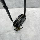 1:1 Replica Celine Crossbody Oval Purse Cuir Triomphe Black For Women 6in/16cm 10I703DPQ.38NO