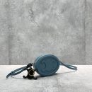 1:1 Replica Celine Crossbody Oval Purse Cuir Triomphe Blue For Women 6in/16cm 10I703DPQ.07DD