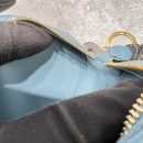 1:1 Replica Celine Crossbody Oval Purse Cuir Triomphe Blue For Women 6in/16cm 10I703DPQ.07DD