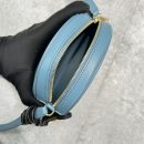 1:1 Replica Celine Crossbody Oval Purse Cuir Triomphe Blue For Women 6in/16cm 10I703DPQ.07DD