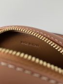 1:1 Replica Celine Crossbody Oval Purse Cuir Triomphe Brown For Women 6in/16cm 10I703DPQ.04LU