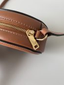 1:1 Replica Celine Crossbody Oval Purse Cuir Triomphe Brown For Women 6in/16cm 10I703DPQ.04LU