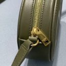 1:1 Replica Celine Crossbody Oval Purse Cuir Triomphe Dark Green For Women 6in/16cm