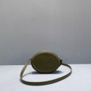 1:1 Replica Celine Crossbody Oval Purse Cuir Triomphe Dark Green For Women 6in/16cm