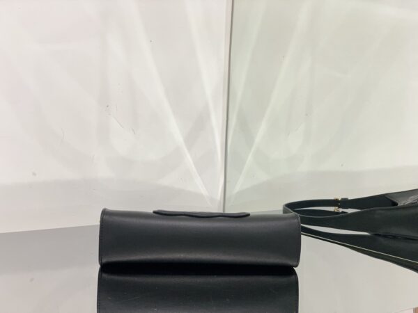 1:1 Replica Celine Cuir Triomphe Bag Black For Women 9in/24cm