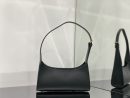 1:1 Replica Celine Cuir Triomphe Bag Black For Women 9in/24cm