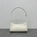 1:1 Replica Celine Cuir Triomphe Shoulder Bag White For Women 9.4in/24cm