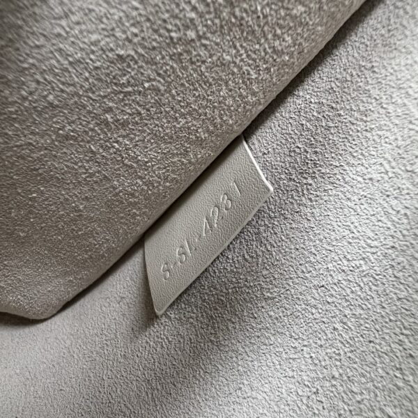 1:1 Replica Celine Cuir Triomphe Shoulder Bag White For Women 9.4in/24cm