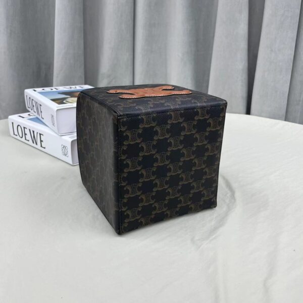 1:1 Replica Celine Cuir Triopé Canvas Cube Bag Triumph Tan For Women 6in/15cm 199202EIN.04LU