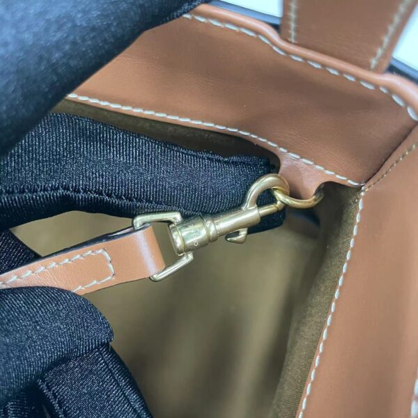 1:1 Replica Celine Cuir Triopé Canvas Cube Bag Triumph Tan For Women 6in/15cm 199202EIN.04LU