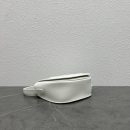1:1 Replica Celine Folco Cuir Triomphe White For Women 7in/19cm 198263DU3.01BC