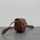 1:1 Replica Celine Folco Cuir Triomphe With Studs Brown For Women 7in/19cm 198263DU9.04LU