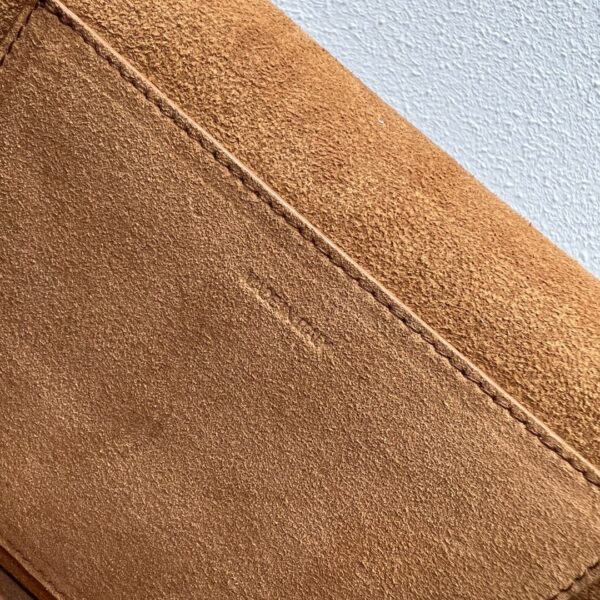 1:1 Replica Celine Folco Cuir Triomphe With Studs Brown For Women 7in/19cm 198263DU9.04LU