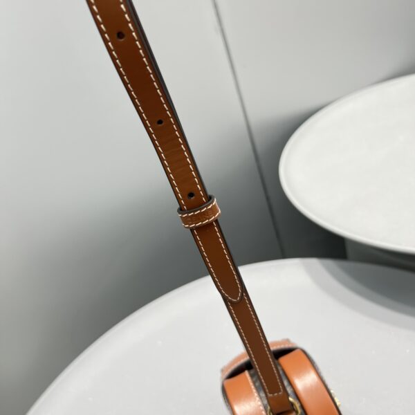 1:1 Replica Celine Heart Tambour In Triomphe Canvas Tan For Women 6in/15cm 198212BZJ.04LU