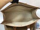1:1 Replica Celine Horizontal Cabas In Textile With Triomphe Embroidery Khaki For Women 17in/43cm 197002CS8.15KH