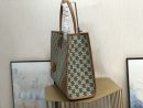 1:1 Replica Celine Horizontal Cabas In Textile With Triomphe Embroidery Khaki For Women 17in/43cm 197002CS8.15KH