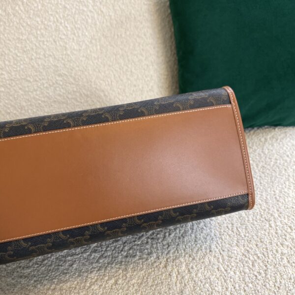 1:1 Replica Celine Horizontal Cabas In Triomphe Canvas Tan For Women 17in/43cm 197912BZJ.04LU