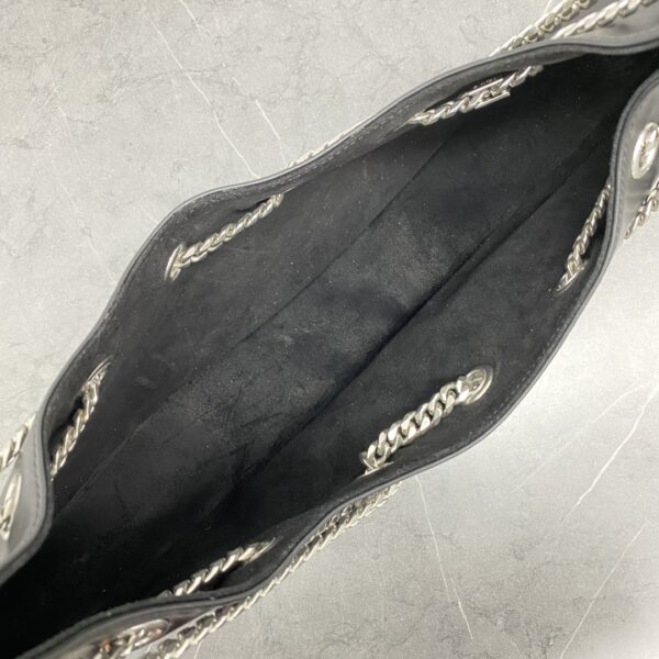 1:1 Replica Celine Large Ava Chain Black For Women 13in/33cm 198993DGQ.38SI