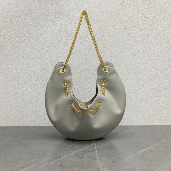 1:1 Replica Celine Large Ava Chain Grey For Women 13in/33cm