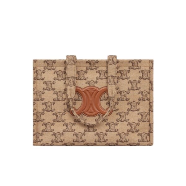 1:1 Replica Celine Large Cabas Thais In Textile Bag For Women 196762FLQ.02CM- 40 Cm/ 16 Inches