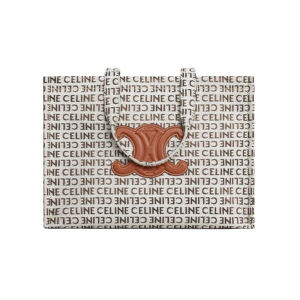 1:1 Replica Celine Large Cabas Thais In Textile With Celine All-Over Bags For Women 196762FEF.02NT- 40 Cm/ 16 Inches