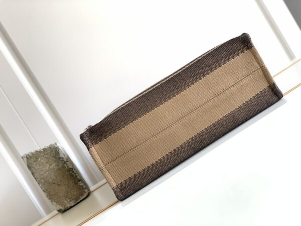 1:1 Replica Celine Large Cabas Thais In Textile With Triomphe Beige/Black For Women 16in/41cm 196762EGH.02BL
