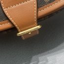 1:1 Replica Celine Large Strap Folco Bag In Triomphe Canvas Brown For Women 9in/22cm 196932BZJ.04LU