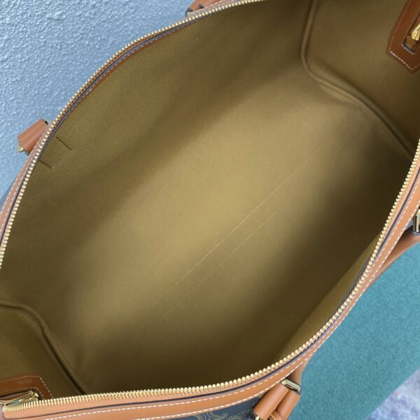 1:1 Replica Celine Large Voyage Bag In Triomphe Canvas With Celine Print Tan For Women 20in/50cm 191472BZK.04LU